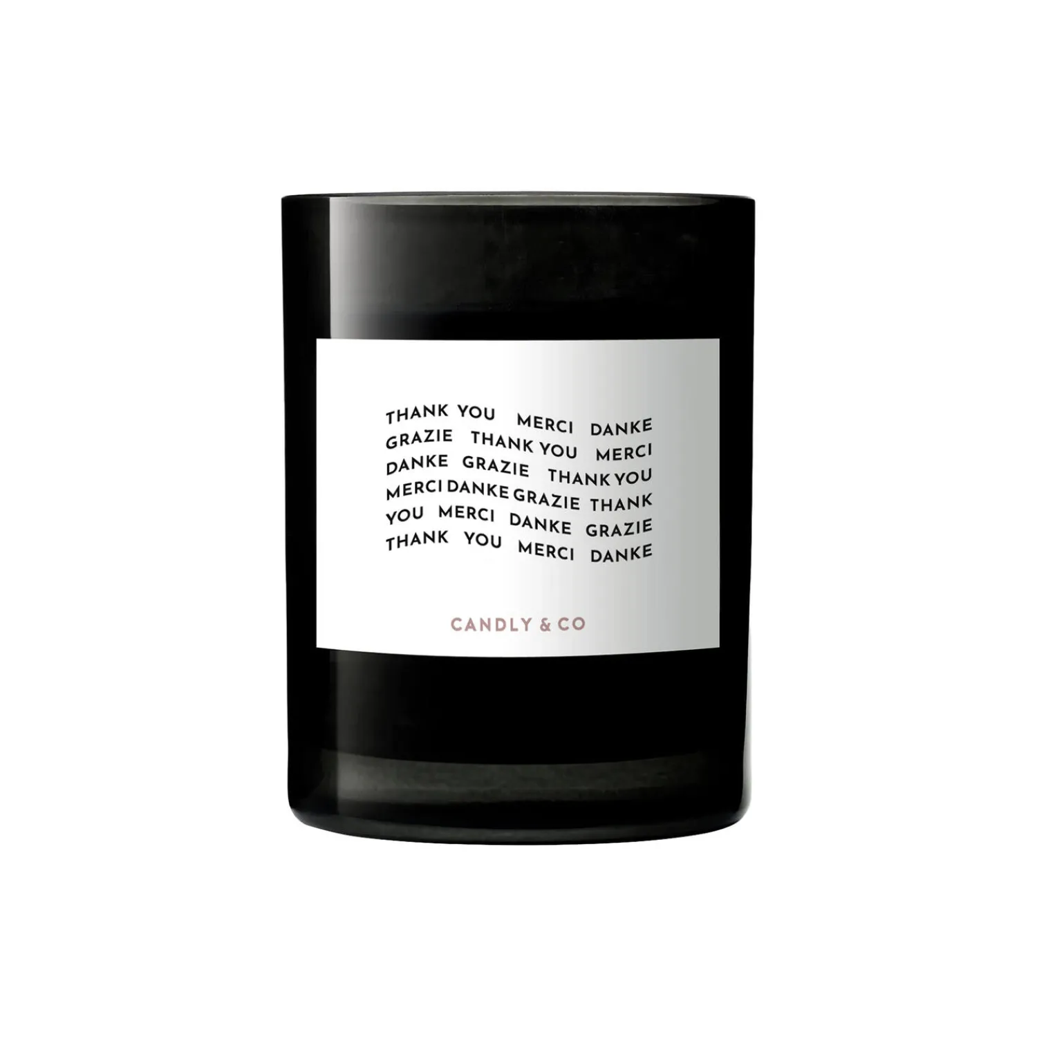 Candly & Co Lys & Duftlys * No. 7 Candle, Thank you merci grazie