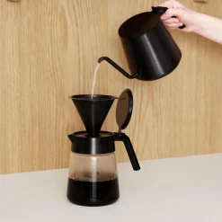 Stelton Kaffe- & Teudstyr * Nohr slow brew kaffetragt med filter, black metallic