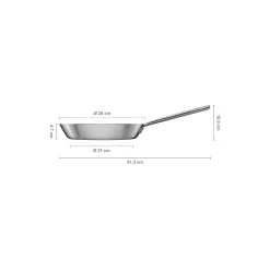 Fiskars Gryder & Pander * Norden Steel stegepande Ø 28 cm