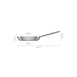 Fiskars Gryder & Pander * Norden Steel stegepande Ø 26 cm