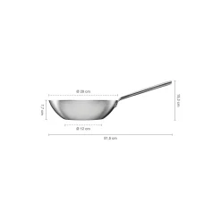 Fiskars Gryder & Pander * Norden Steel wok ubelagt Ø 28 cm
