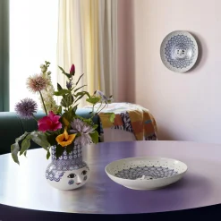 Bjørn Wiinblad Skåle, Bakker & Fade * Olga Fad, blå