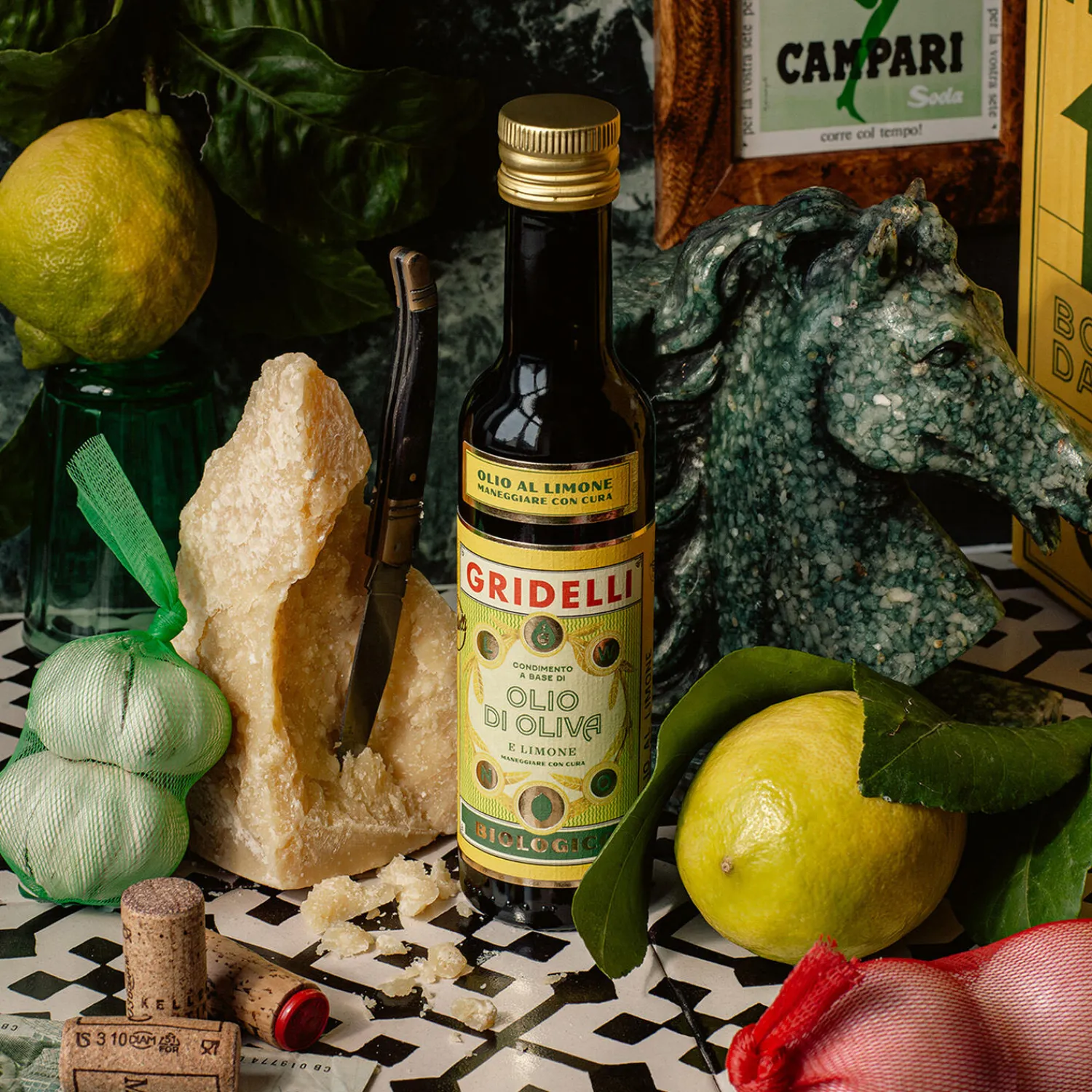 Gridelli Delikatesser-Olivenolie - Citron