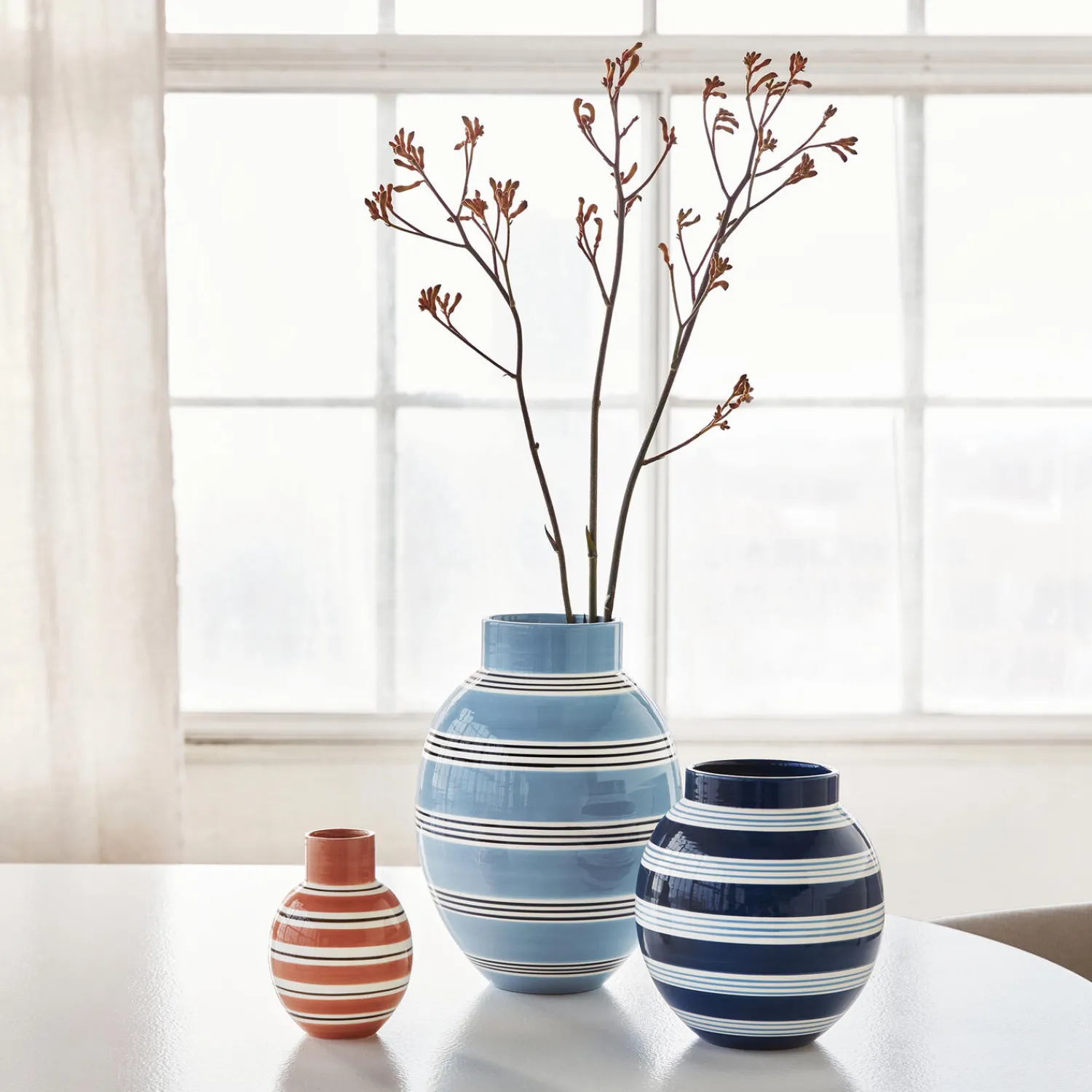 Kähler Vaser * Omaggio Nuovo vase, mørk blå
