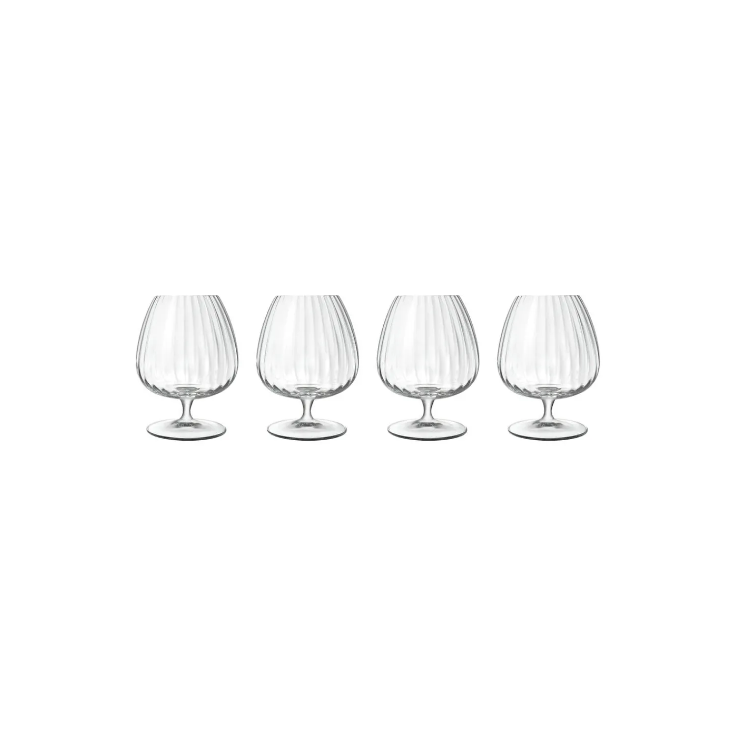 Luigi Bormioli Glas * Optica cognacglas 4 stk.