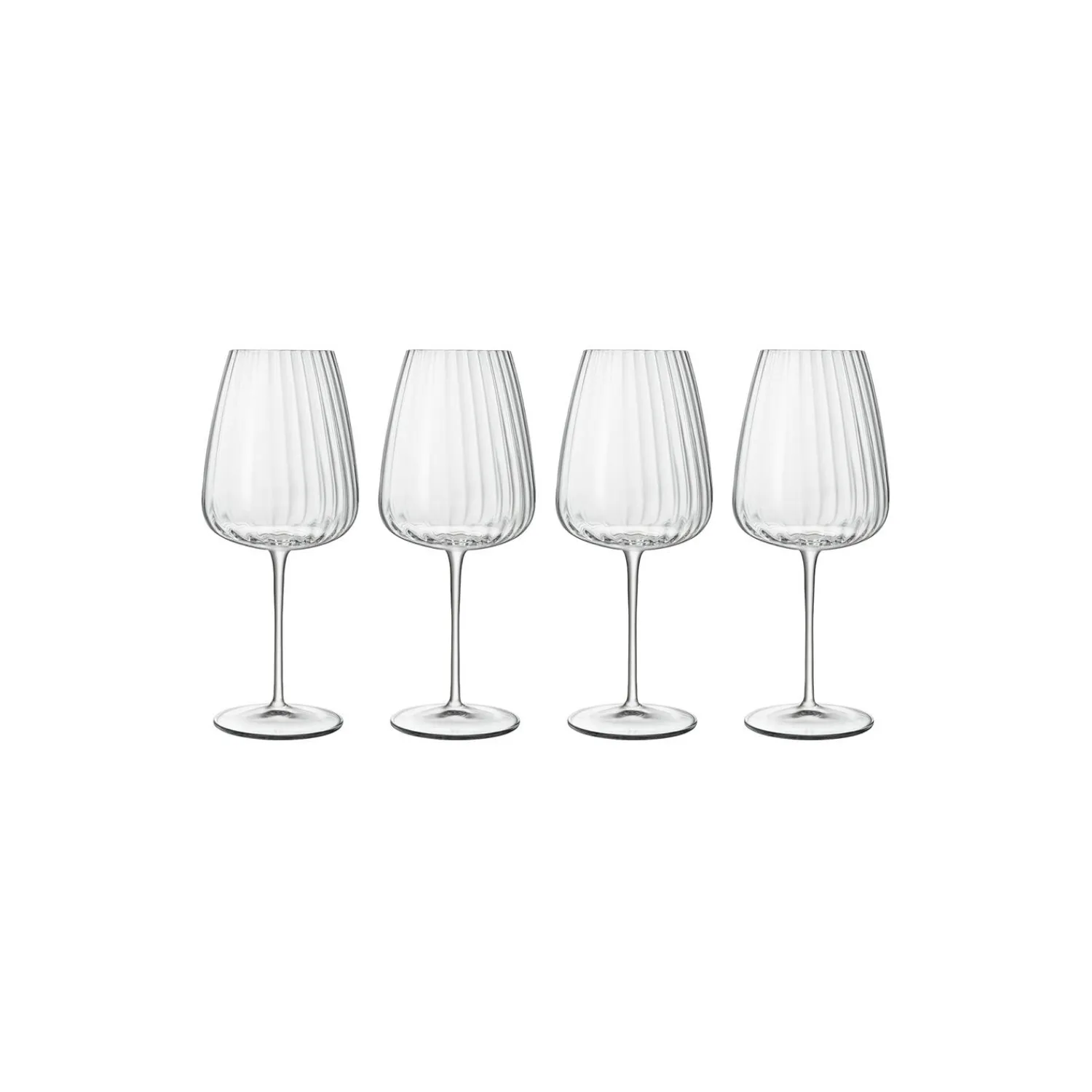 Luigi Bormioli Glas-Optica rødvinsglas Bordeaux 4 stk.
