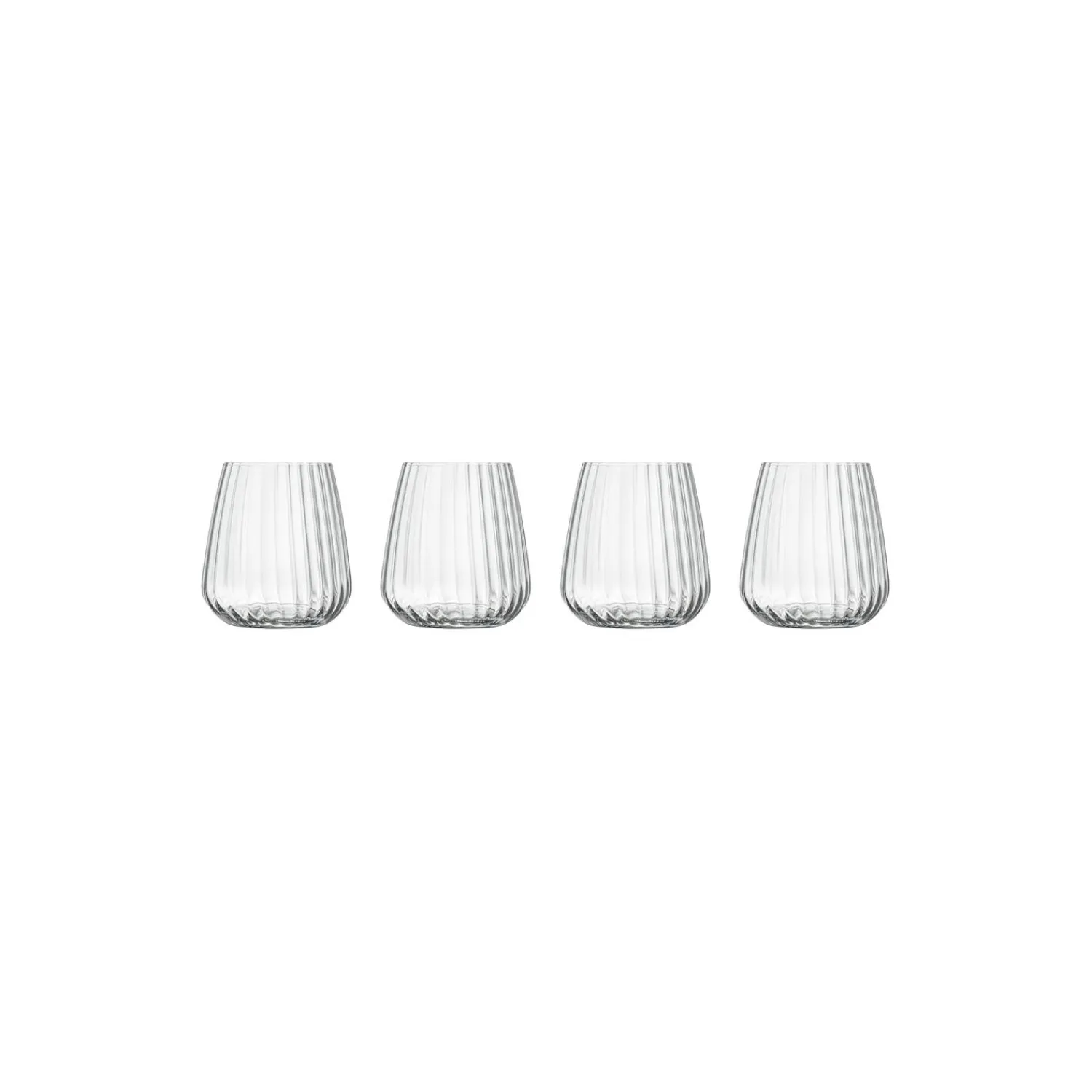 Luigi Bormioli Glas * Optica vandglas 4 stk.