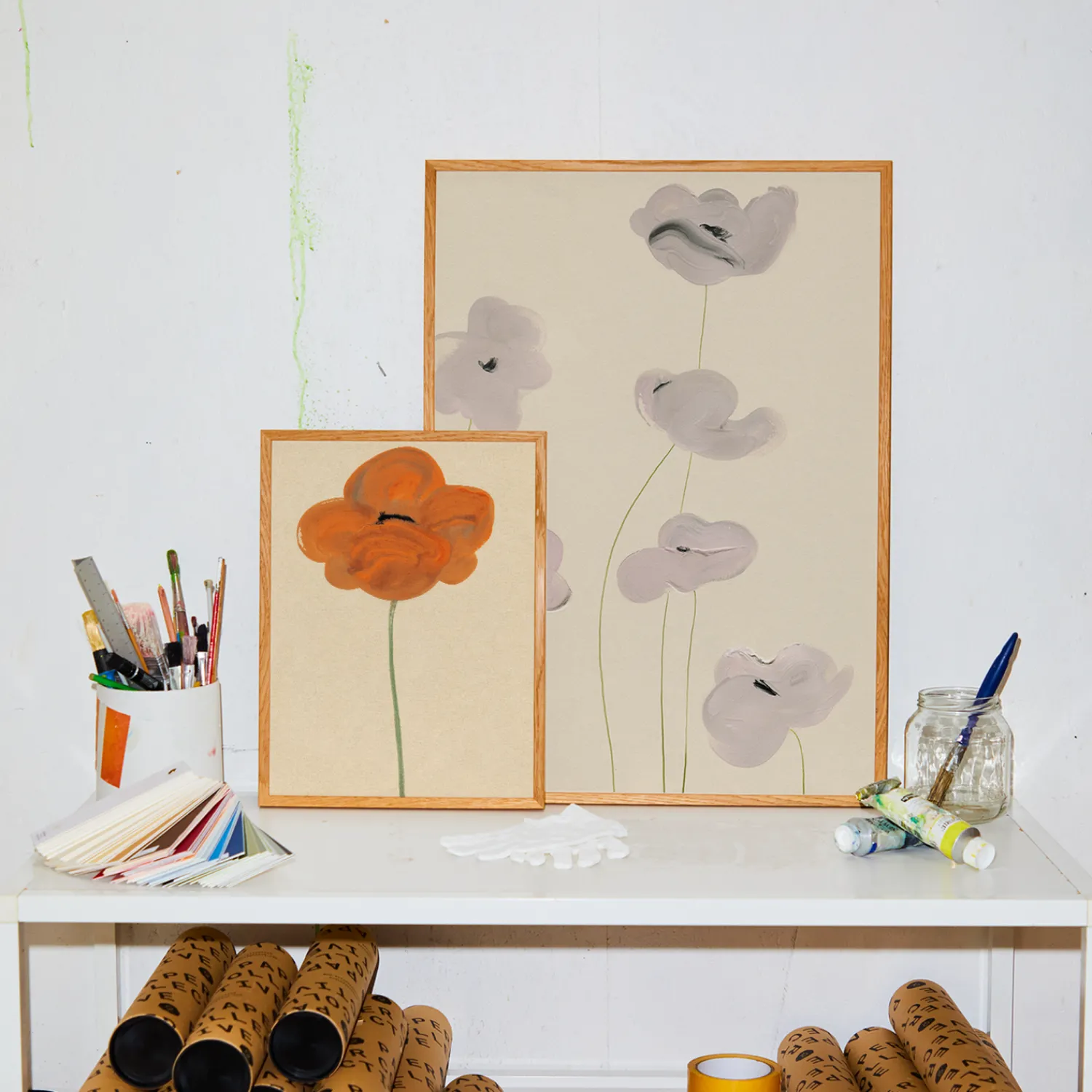Paper Collective Plakater & Rammer-Orange Vallmo poster