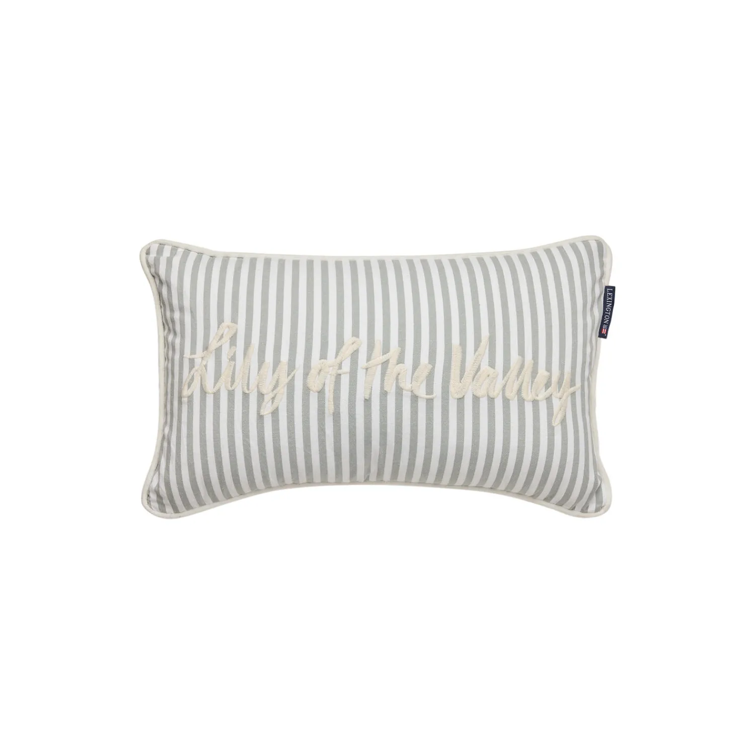 Lexington Pyntepuder & Hynder-Organic Cotton Oxford Striped Cushion Cover,
