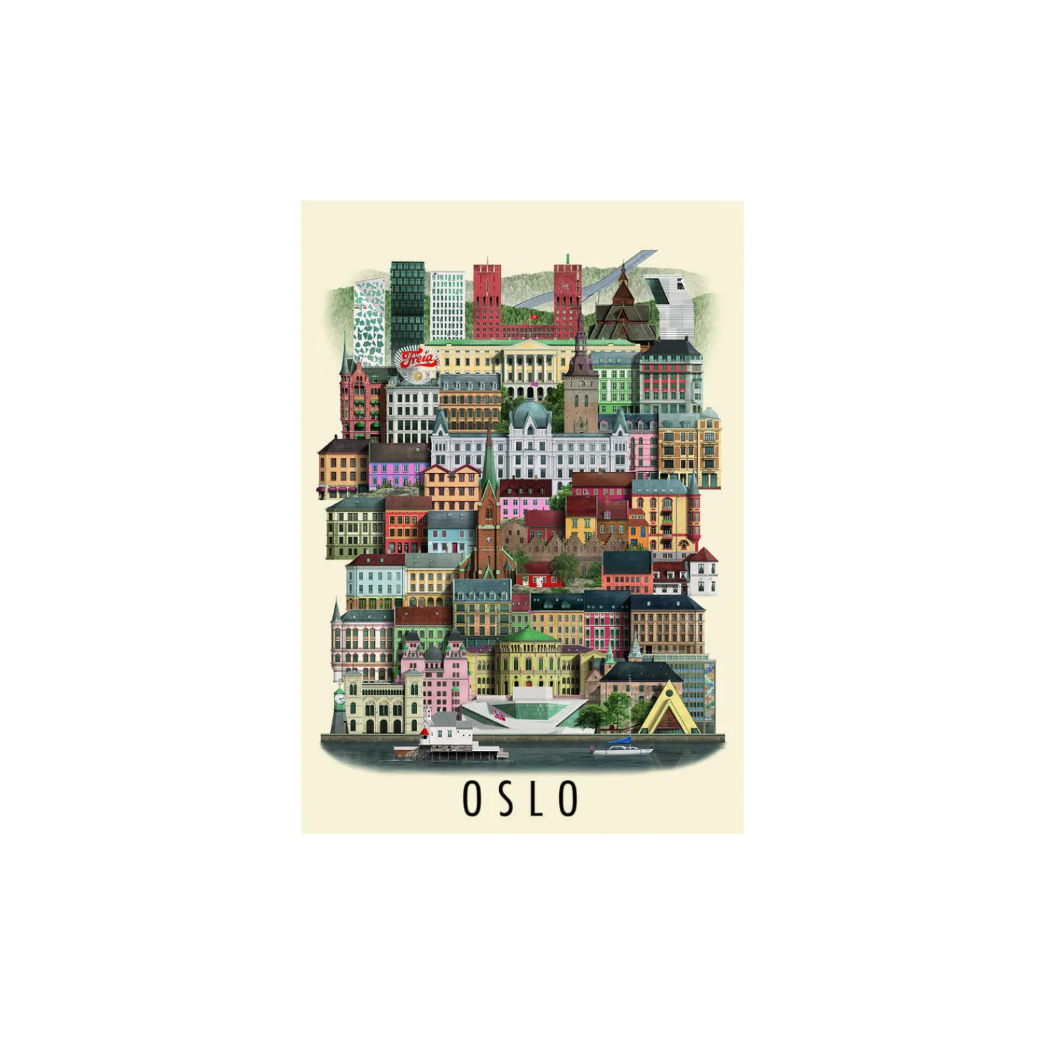 Martin Schwartz Plakater & Rammer-Oslo plakat