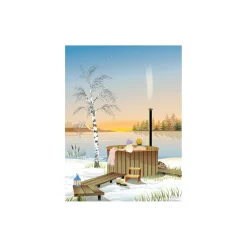 ViSSEVASSE Plakater & Rammer-OUTDOOR HOT TUB plakat