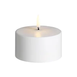 Uyuni Lighting Lys & Duftlys * Outdoor LED Pillar Candle 5 cm, white