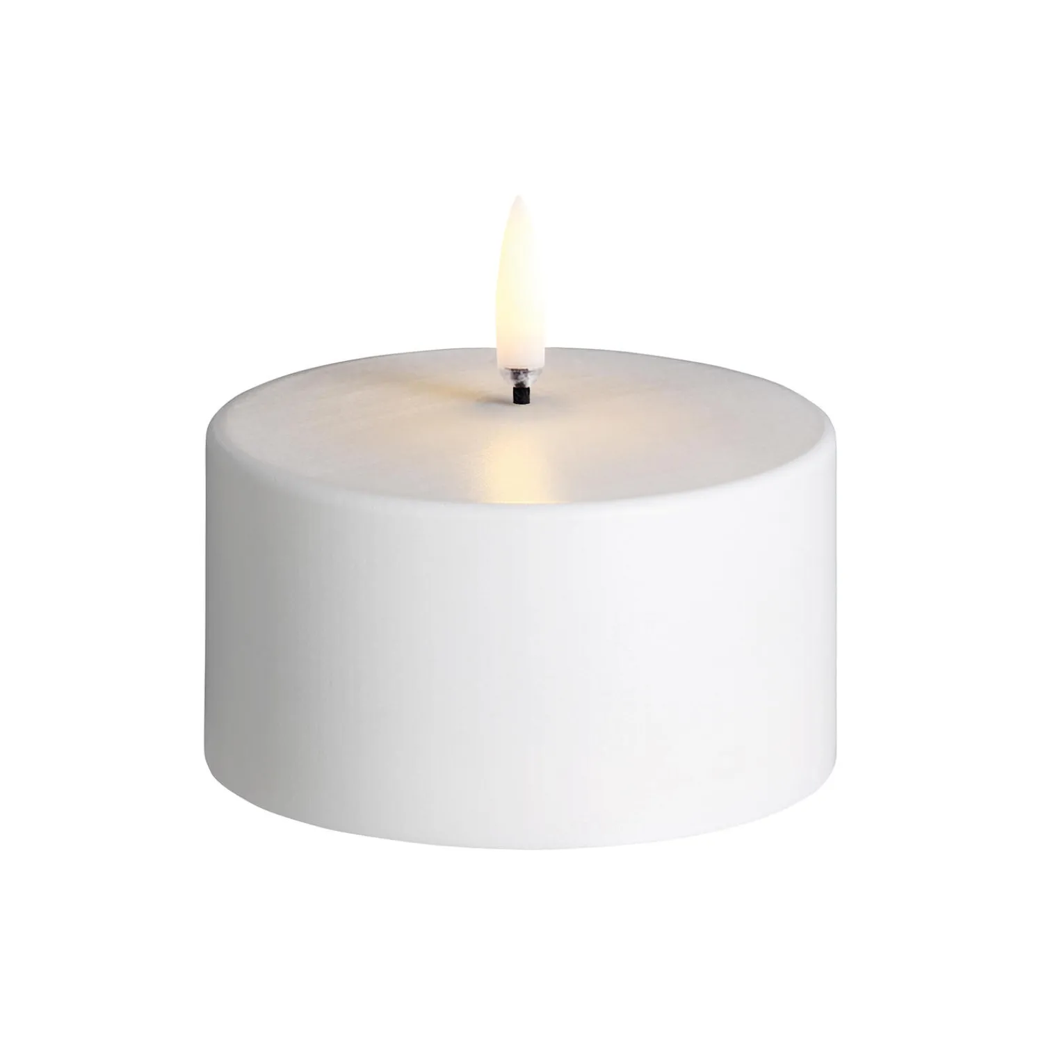 Uyuni Lighting Lys & Duftlys * Outdoor LED Pillar Candle 5 cm, white