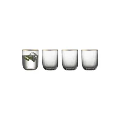Lyngby Glas Glas * Palermo Gold tumbler 4 stk.