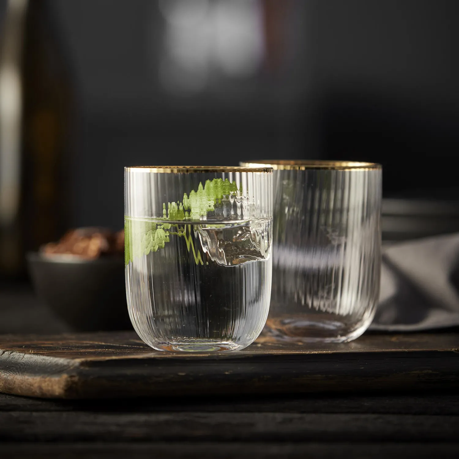 Lyngby Glas Glas * Palermo Gold tumbler 4 stk.