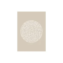 Peléton Plakater & Rammer-Papercut 05, beige