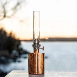 Klong Lysestager-Patina Oil Lamp Small
