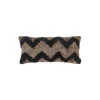 NATURES Collection Pyntepuder & Hynder-PATTERN COLLECTION Zig Zag pude, taupe/black