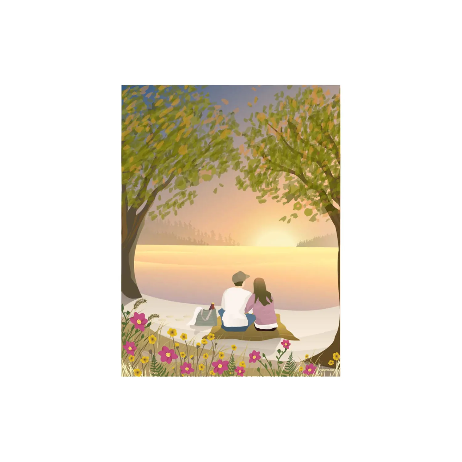 ViSSEVASSE Plakater & Rammer-PEACEFUL MOMENT plakat