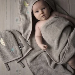 Børn Dear April Badeudstyr|Håndklæder-Petal babyhåndklæde,