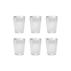 Stelton Glas-Pilastro drikkeglas 6 stk, clear