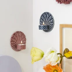 Dottir Nordic Design Lysestager-Pipanella Wall Votive Scales, dusty rose