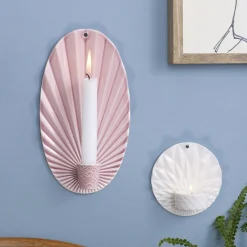 Dottir Nordic Design Lysestager-Pipanella Waves væghængt lysestage,