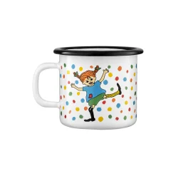 Muurla Kopper & Krus * Pippi emaljekrus, multicolour