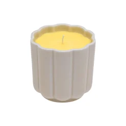 Iittala Lys & Duftlys-Play lys i rund keramikform, beige/gul