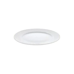 Pillivuyt Tallerkener * Plissé tallerken Ø 22 cm, hvid/guld