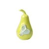 Kähler Figurer & Glaskunst-Poppery Pære med natsværmer figur, apple green/mint