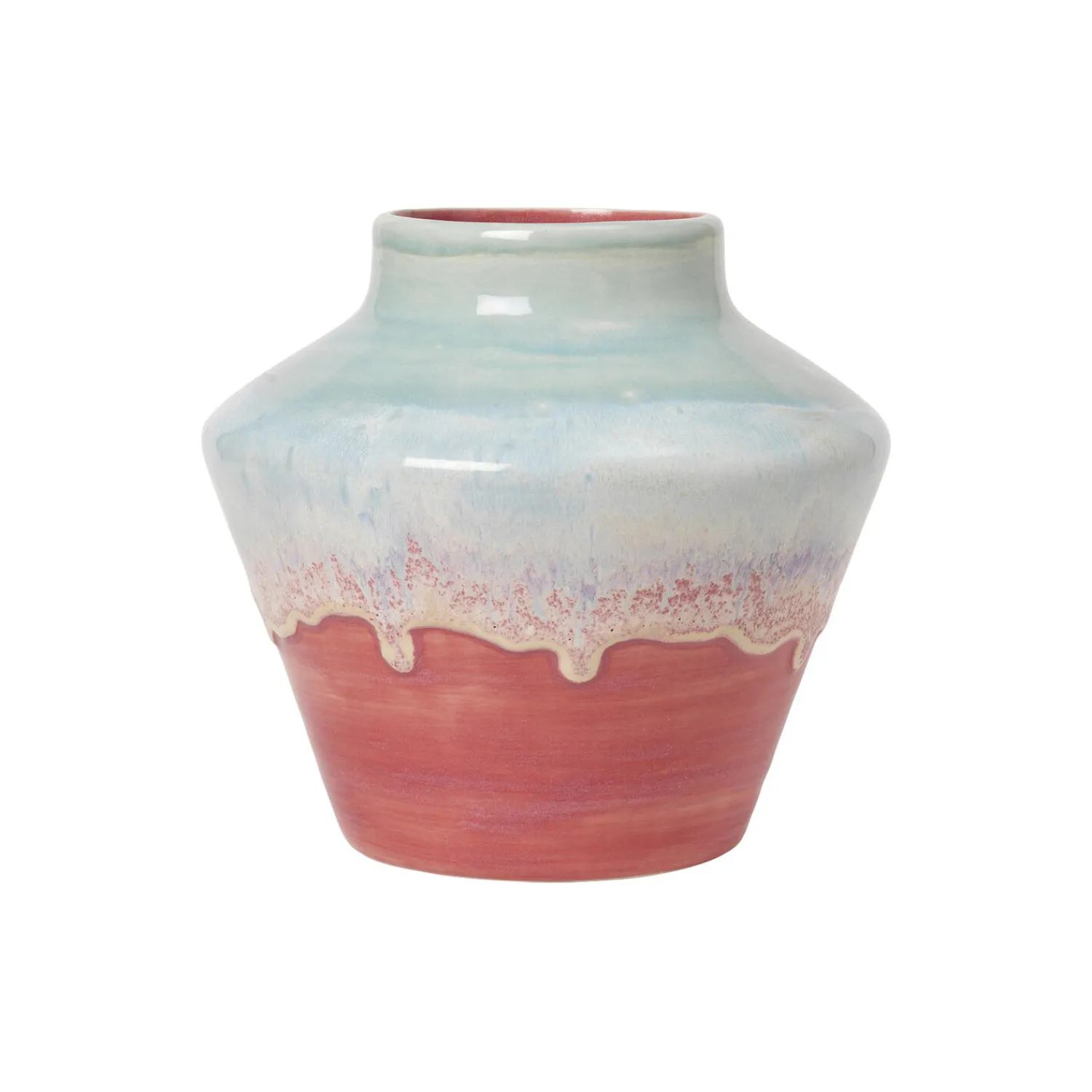Kähler Vaser-Poppery vase, mint/pink