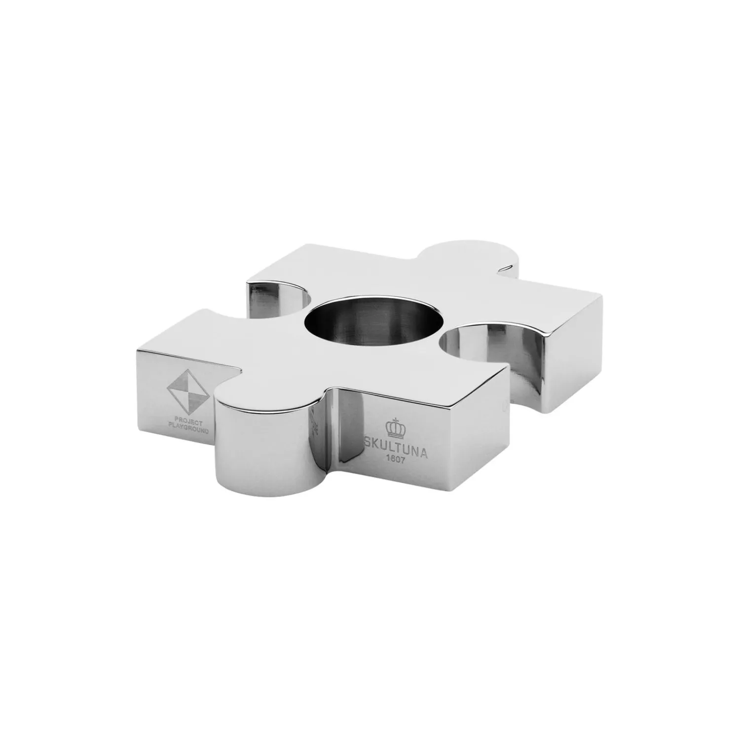 Skultuna Lysestager-Project Playground Puzzle Candleholder