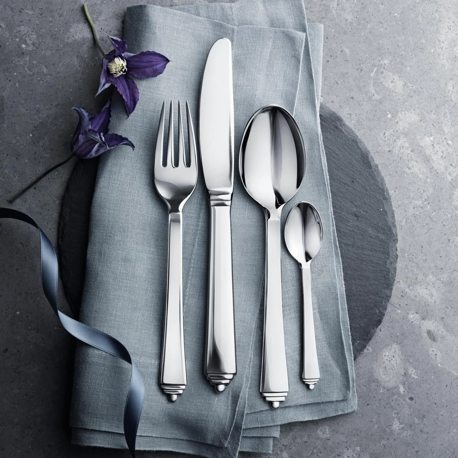 Georg Jensen Bestik-Pyramide bestiksæt 16 dele