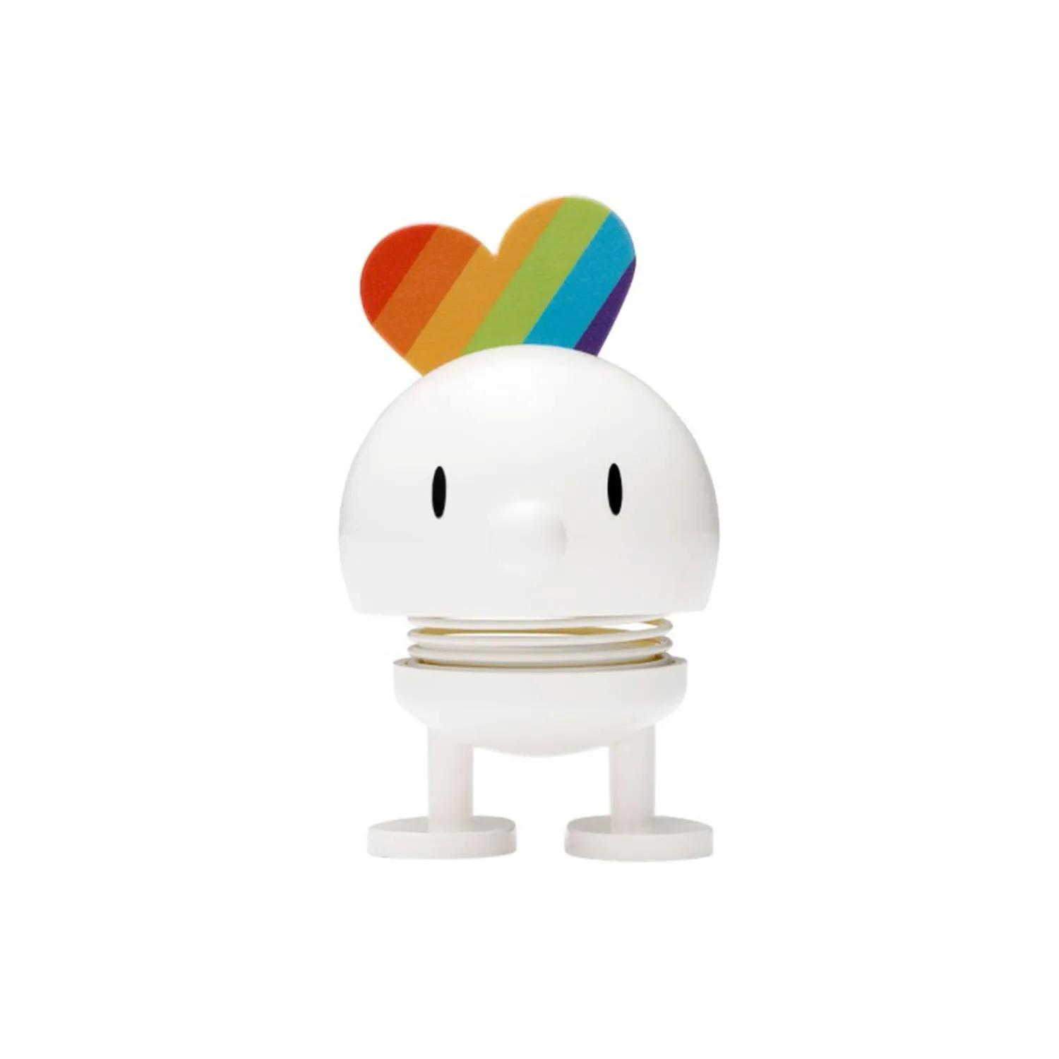 Hoptimist Figurer & Glaskunst-Rainbow, white