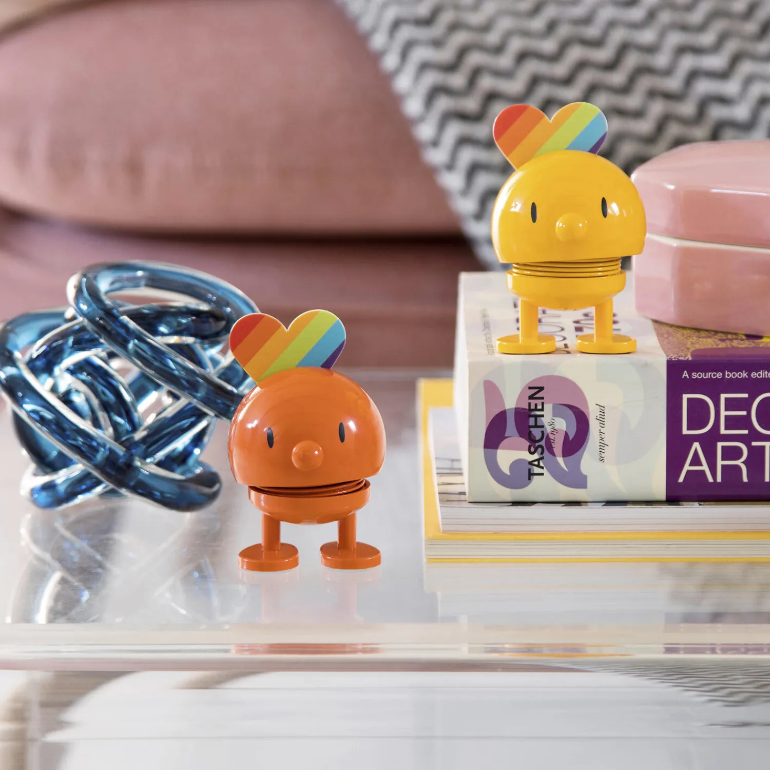 Hoptimist Figurer & Glaskunst * Rainbow, yellow