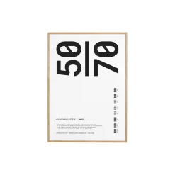 Paper Collective Plakater & Rammer-Ramme, oak