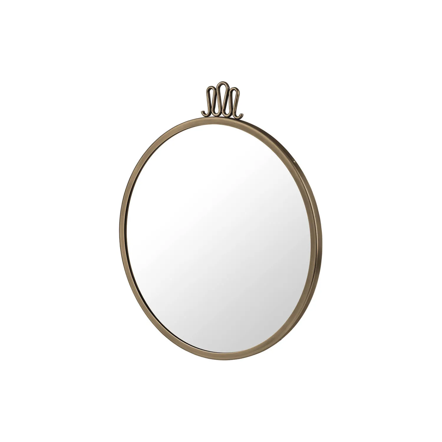 GUBI Vægspejle-Randaccio Wall Mirror, antique brass