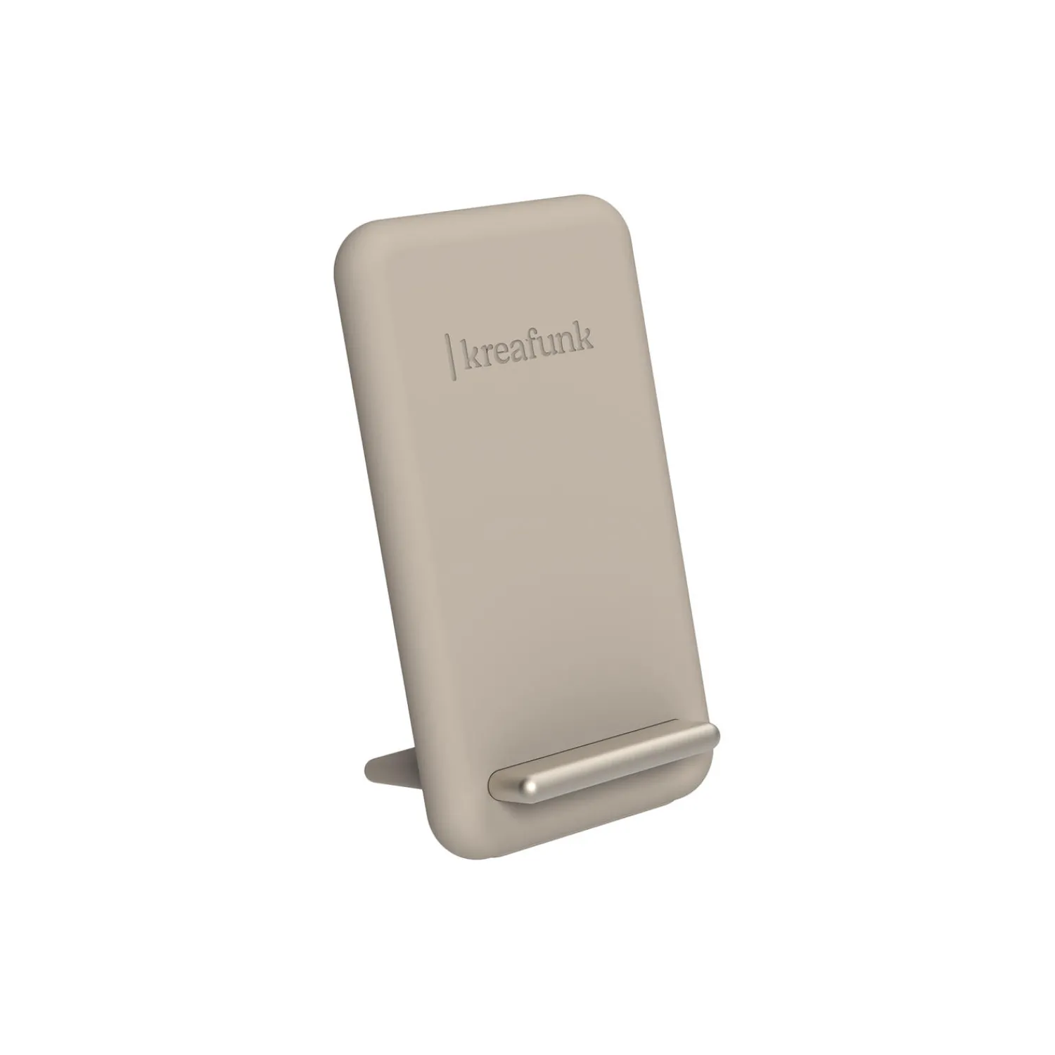 Kreafunk Opladere-reCHARGE trådløs powerbank, ivory sand