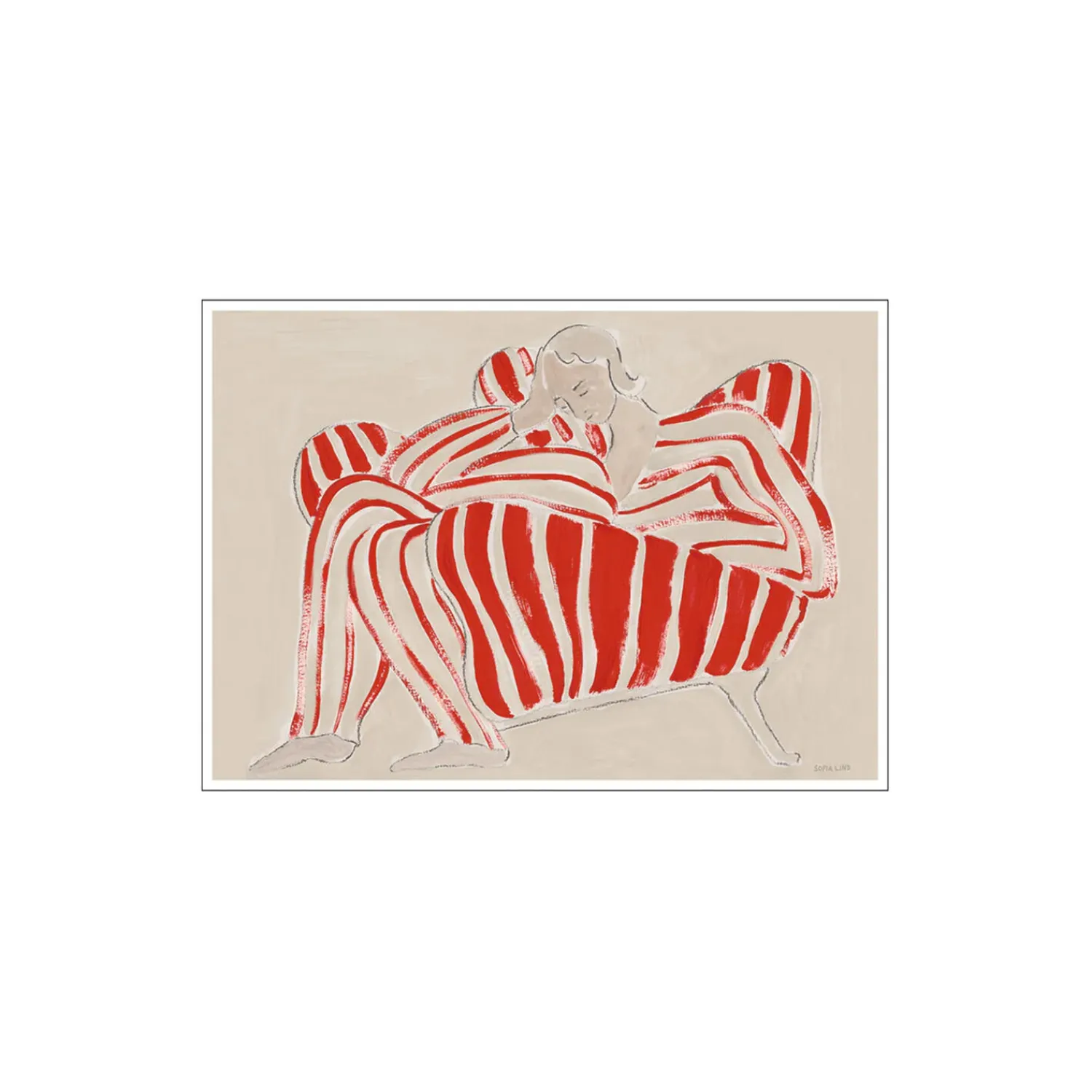 THE POSTER CLUB Plakater & Rammer-Red Chair