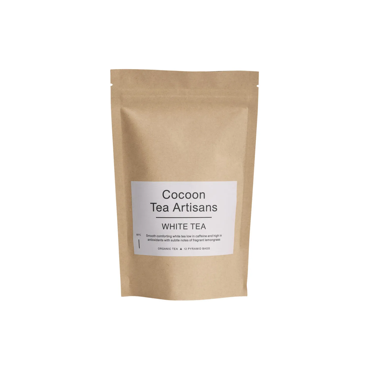 Cocoon Tea Artisans Delikatesser-Refill Bag, organic white tea