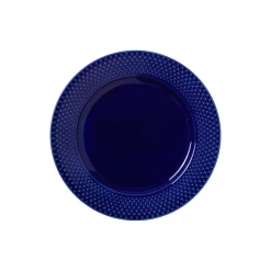 Lyngby Porcelæn Tallerkener * Rhombe Color frokosttallerken Ø 23 cm, mørk blå