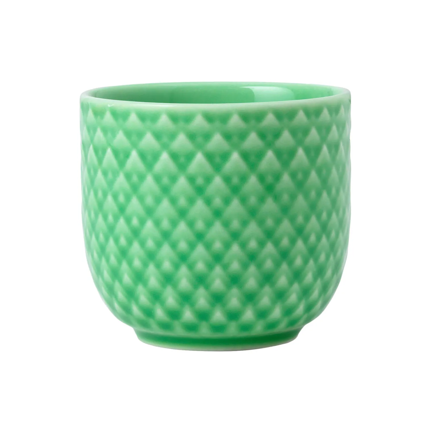 Lyngby Porcelæn Diverse * Rhombe Color æggebæger, grøn