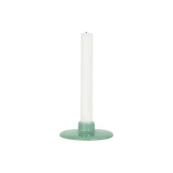 Lyngby Porcelæn Lysestager-Rhombe Color kronelysestage, grøn