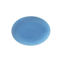 Lyngby Porcelæn Skåle & Fade * Rhombe Color ovalt serveringsfad,
