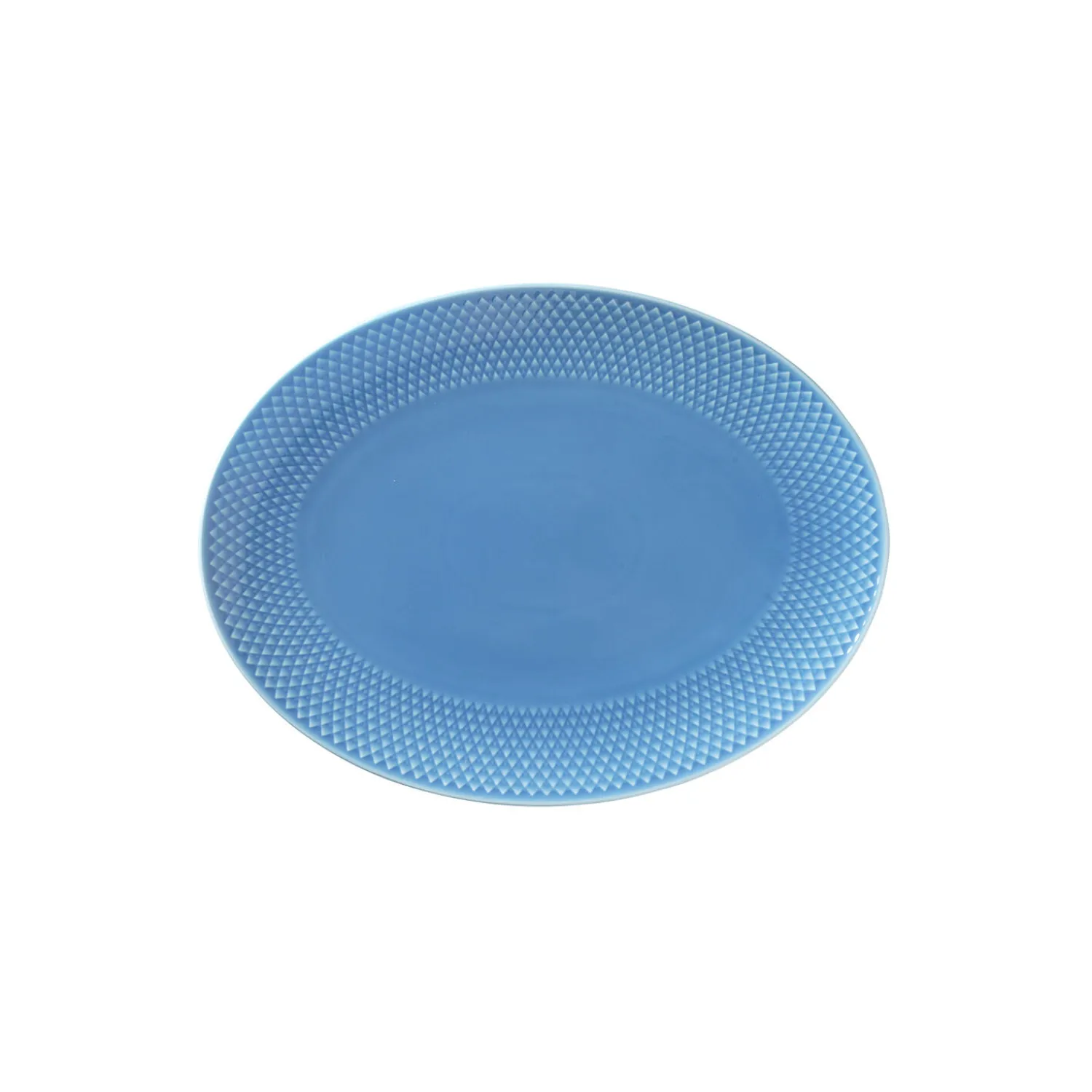 Lyngby Porcelæn Skåle & Fade * Rhombe Color ovalt serveringsfad,