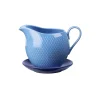 Lyngby Porcelæn Skåle & Fade * Rhombe Color Saucekande, blå
