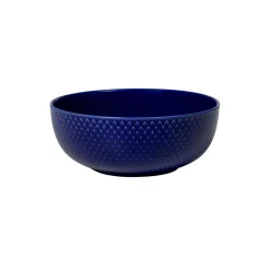 Lyngby Porcelæn Skåle & Fade-Rhombe Color skål, mørk blå