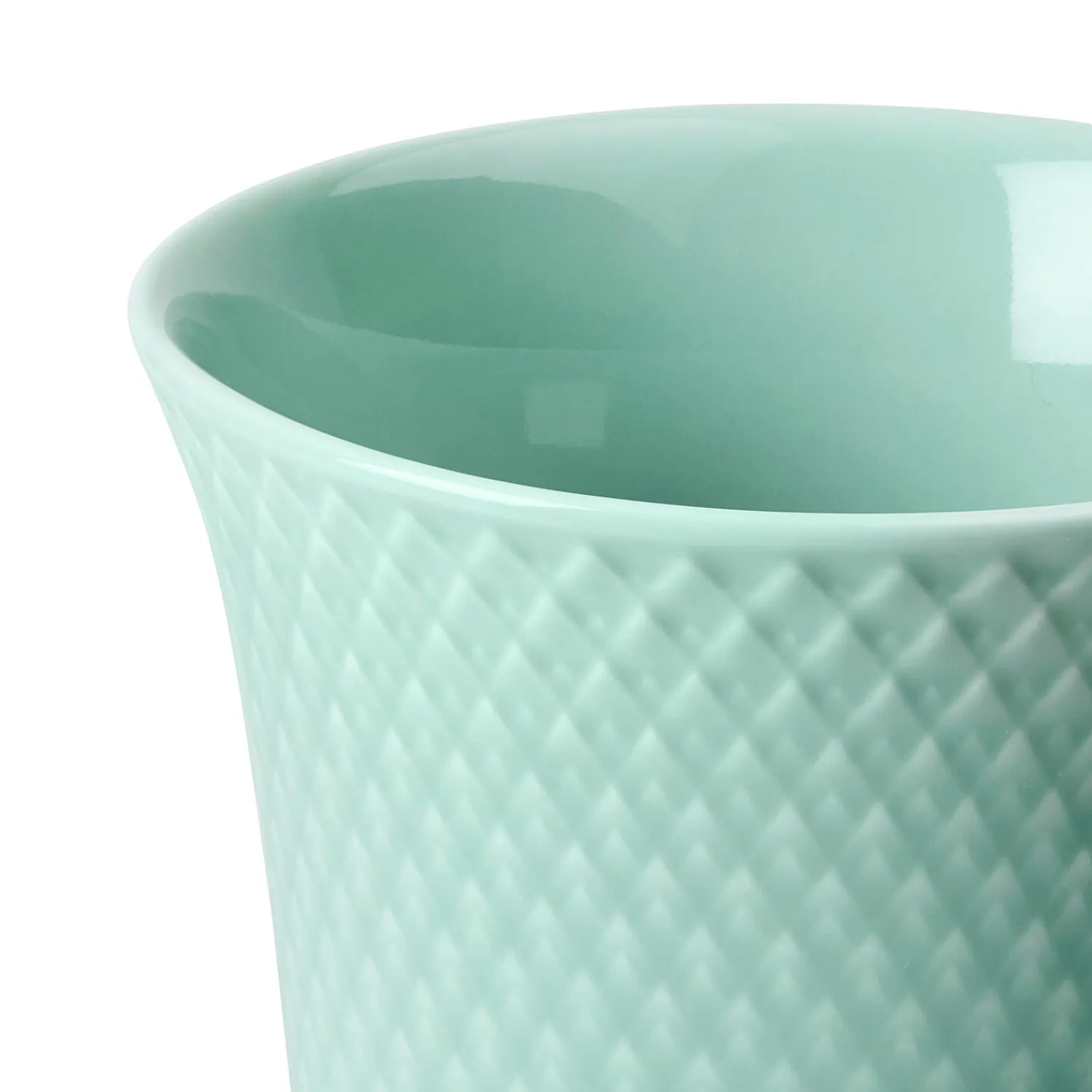 Lyngby Porcelæn Vaser * Rhombe Color vase, aqua