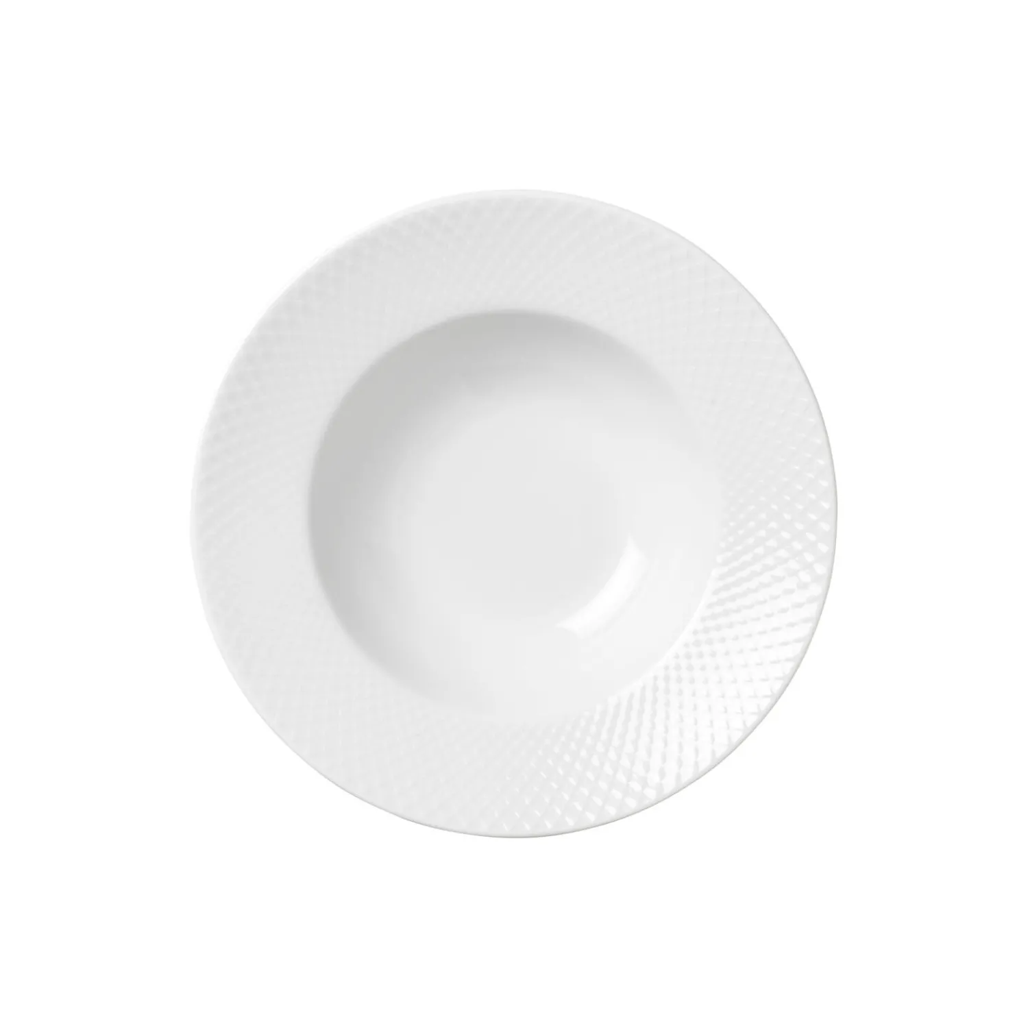 Lyngby Porcelæn Tallerkener * Rhombe dyb tallerken Ø 24,5 cm